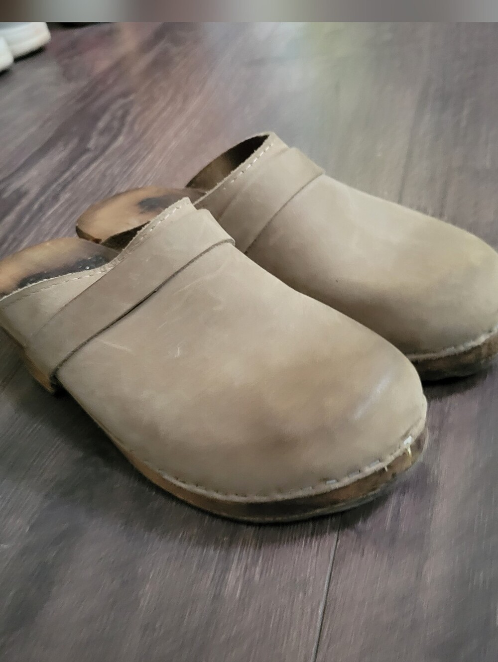 Lottas Clogs in Taupe